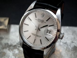 Just 1966 Rolex Oyster Perpetual Date Gents Vintage Watch 6