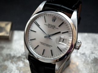 Just 1966 Rolex Oyster Perpetual Date Gents Vintage Watch 8