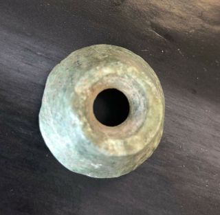 Pre - Columbian Jadite Ear Plug Or Bead