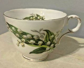 Adderley - Lily of the Valley Fine Bone China Tea Cup and Saucer Made in England 4
