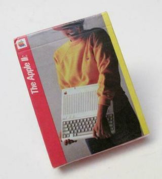 VINTAGE APPLE IIc COMPUTER PLAYING CARDS ULTRA RARE 1980s PROMOTIONAL 2