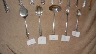 VINTAGE BOX OF LUNT STERLING SILVERWARE - 101 PIECE English Shell 9