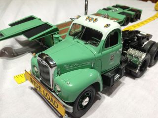 Vintage First Gear MACK Truck & Trailer Lowloader Carrier US GOVERNMENT Forestry 2