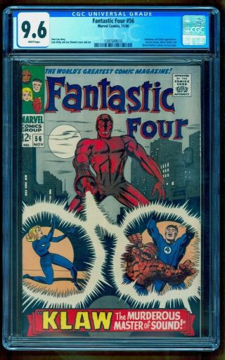 Fantastic Four 56 Cgc 9.  6 White Pages Very Rare See Our 48 49 50 72