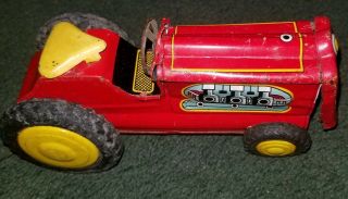 Vintage - - Cragstan - - Made In Japan - - Pressed Tin Friction Toy Tractor