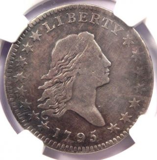 1795 Flowing Hair Bust Half Dollar 50c - Certified Ngc Fine Detail - Rare Coin