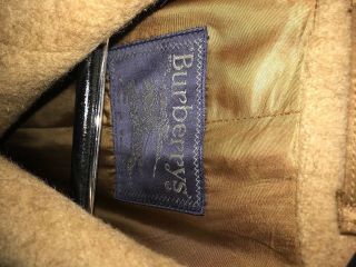 Vintage Burberry Prorsum Camel Mohair Wool Overcoat Med / Lrg 48 - 50 3