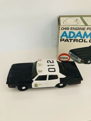 VINTAGE 1974 ADAM - 12 POLICE PATROL CAR.  049 ENGINE POWERED 2