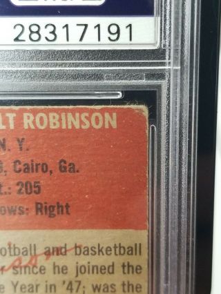 1953 Topps Jackie Robinson Autograph Extremely RARE hand signed 9