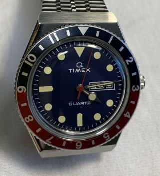 Q Timex Reissue 38mm Stainless Steel Bracelet Watch TW2T80700 NIB 3