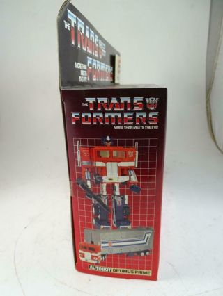 Vintage 1984 Transformer Optimus Prime Pepsi Promo Toy Hasbro Old 6