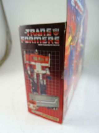 Vintage 1984 Transformer Optimus Prime Pepsi Promo Toy Hasbro Old 9