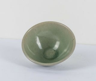 Korean Antique Lee Dynasty Celadon Glazed Bowl