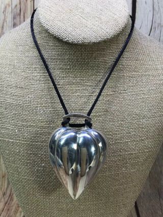 Patricia Von Musulin Necklace Pendant Sterling 925 Silver Heart