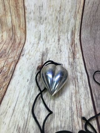 PATRICIA VON MUSULIN NECKLACE PENDANT Sterling 925 Silver Heart 6