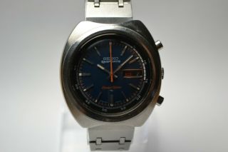 Vintage Seiko 7017 - 6040 Flyback Chronograph :: Serviced And Perfectly