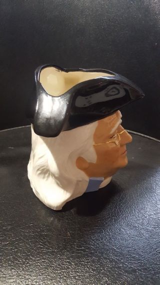 Collectible 1974 Byron Molds Benjamin Franklin Historical Toby Ceramic Mug 5