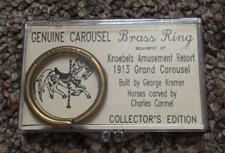 Knoebels Amusement Resort / Park Carousel Brass Ring