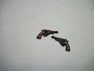 Two Vintage Hartland Plastics Guns For Gunfighters Or Western Riders