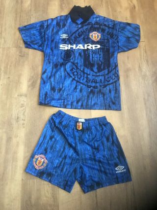 Manchester United 1990s Vintage Shirts And Shorts Bundle Very Rare (mufc) 4