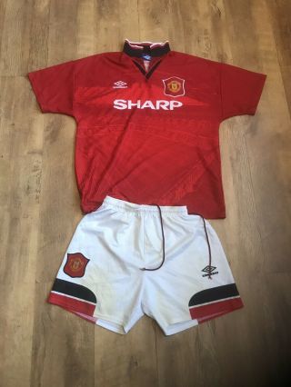 Manchester United 1990s Vintage Shirts And Shorts Bundle Very Rare (mufc) 9