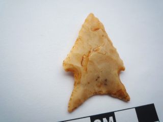 Native American Arrowhead 40mm,  Archaic Artifact,  1000BC - 8000BC (0815) 2