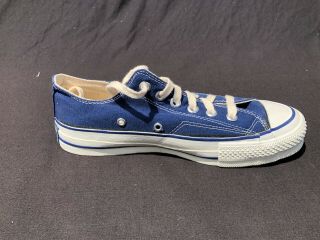 Vintage Converse Chuck Taylor Blue Oxford All Star Shoes Sz 6.  5 Deadstock 70s 7