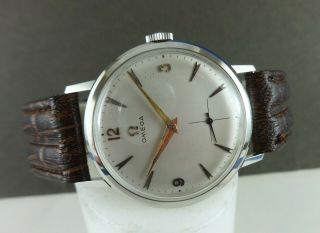 Vintage Omega 121.  002 - 62 34.  5mm Watch.  Caliber 30 T2 Pc.  Ca 1946