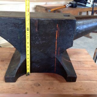 Vintage 520lb.  Soderfors Blacksmith Anvil Dated1916 8