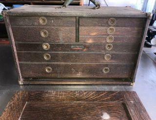 Vintage/antique Union Tool Chest Co Tool Box/chest