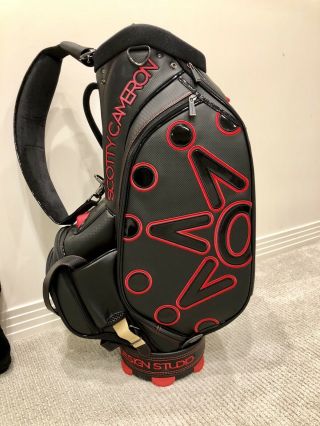 Scotty Cameron - Car Staff Bag - Black/red (rare/limited)