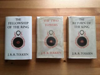 Tolkien Lord Of The Rings Trilogy First Editions 1st/222 1954/1955 Rare