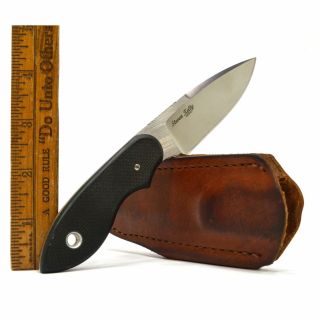 Vintage Steven Kelly " Trailmate " Boot Knife 3 " Blade By Lone Wolf Knives,  Sheath