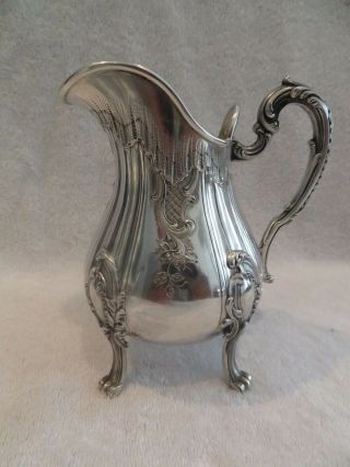 Gorgeous Early 20th C French Sterling Silver Large Creamer Rococo St Olier 320gr