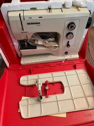 Vintage Bernina Record 830 Electric Sewing Machine with Hard Case,  Foot Pedal 3