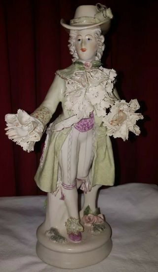 Vintage Cordey Cybis Gentleman Figurine 4133 - G 4139g - Perfect