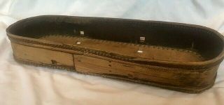 ANTIQUE VINTAGE NATIVE AMERICAN INDIAN WOOD & BARK BABY PAPOOSE CRADLE BOARD 4