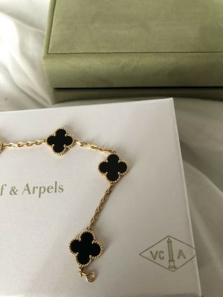 Authentic Van Cleef & Arpels Vintage Alhambra Bracelet 5