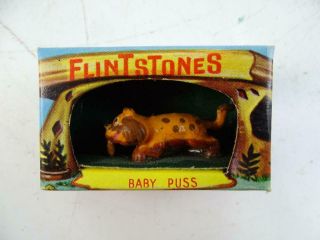Vintage Marx Tv Tinykins Flintstones Baby Puss 1961 Cartoon Toy Old