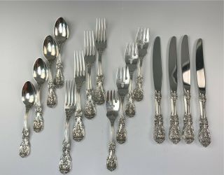 16 - Piece Starter / Completer Set Sterling Silver Reed & Barton Francis I Svc 4