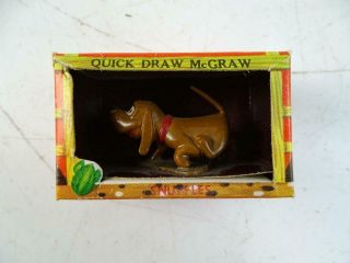 Vintage Marx Tv Tinykins Quick Draw Mcgraw Snuffles Dog Toy 1961 Old