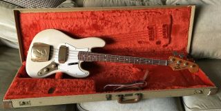 1989 Fender Mary Kaye Stack Knob Jazz Bass - Rare - W/ Fender Tweed Case