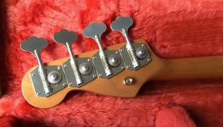 1989 Fender Mary Kaye Stack Knob Jazz Bass - RARE - w/ Fender Tweed Case 4