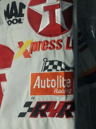 Vintage Robert Yates Racing Texaco team uniform autographed VERY RARE. 5