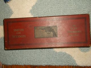 Rare Antique Smith & Wesson K - 22 Outdoorsman ' s Revolver Box Only 10