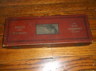 Rare Antique Smith & Wesson K - 22 Outdoorsman ' s Revolver Box Only 3