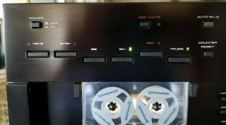 Pioneer CT - A1 Cassette Deck - Ultra - Rare Black Finish 2