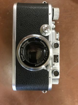 Leitz Leica Drp,  Vintage 35mm Camera,  Lens Summar F=5cm 1:2.