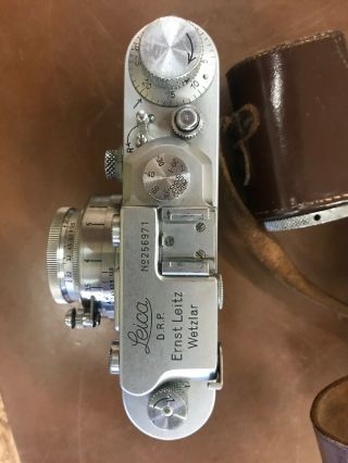 Leitz Leica DRP,  vintage 35mm camera,  lens Summar f=5cm 1:2. 2