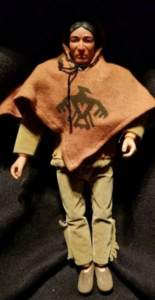 1973 Lone Ranger Tonto 10” Indian Native American Action Figure Doll Gabriel